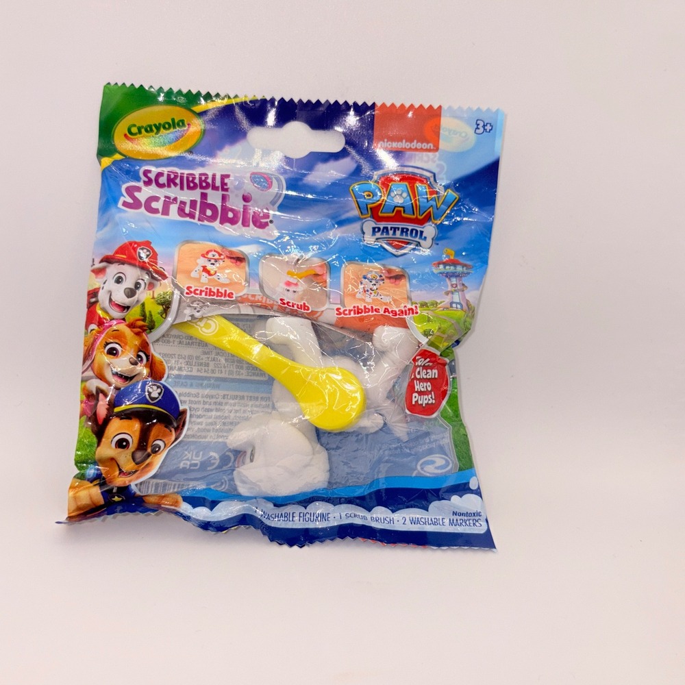 Crayola Scribble Scrubbie Paw Patrol Mystery Blind Bag Washable Toy Set 74-8235